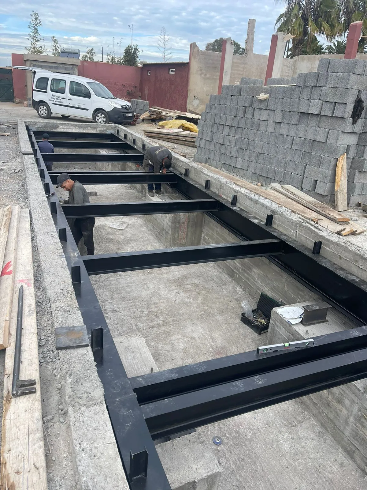 Vue complémentaire de Pont bascule béton sous-sol PBSS-500