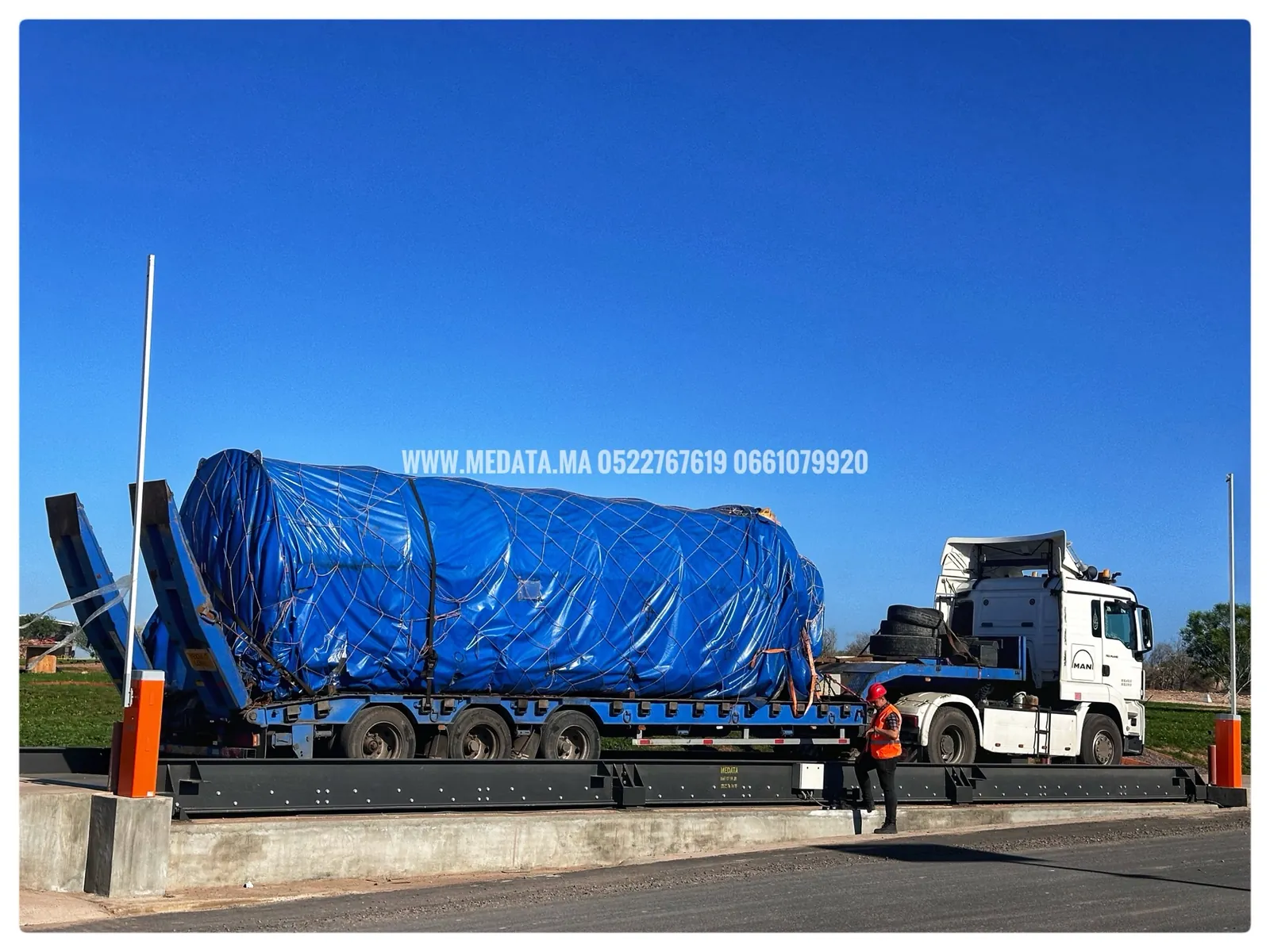 Pont-Bascule Métallique PB-M500 : Une Solution Robuste et Fiable pour Vos Besoins de Pesage
