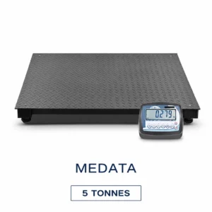 Plateforme de pesage 5 tonnes acier ou inox avec BR16